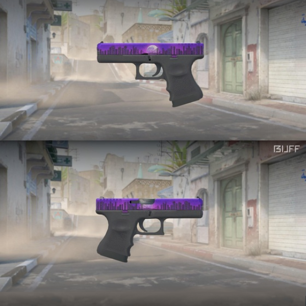 SAT 2 Números na AWP +  Glock-18 Moonrise (FT) 08/08